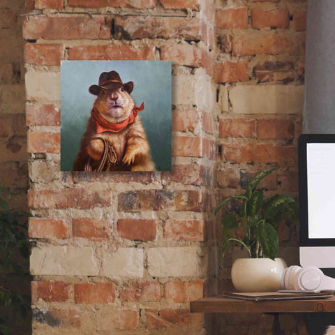 Image of 'Underground Cowboy' by Lucia Heffernan, Canvas Wall Art,12x12