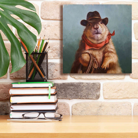 Image of 'Underground Cowboy' by Lucia Heffernan, Canvas Wall Art,12x12