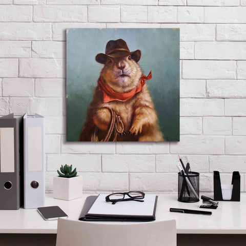 Image of 'Underground Cowboy' by Lucia Heffernan, Canvas Wall Art,18x18