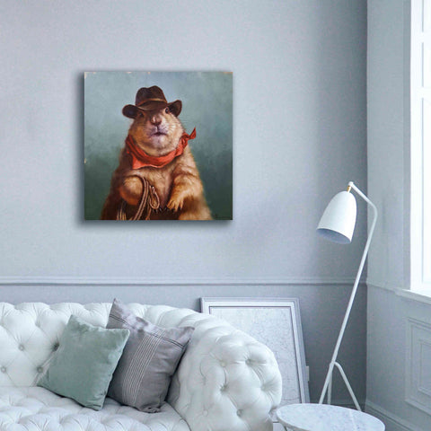 Image of 'Underground Cowboy' by Lucia Heffernan, Canvas Wall Art,37x37