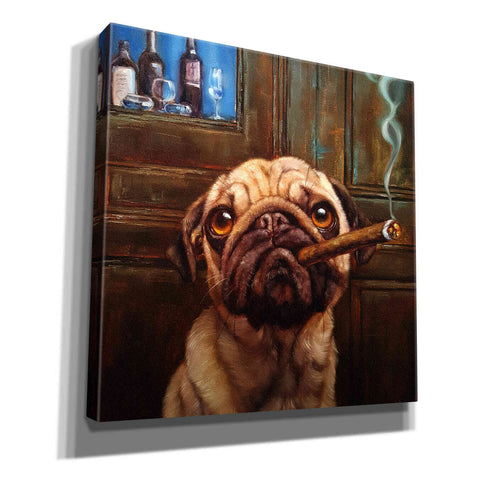 Image of 'Uptown Pug' by Lucia Heffernan, Canvas Wall Art