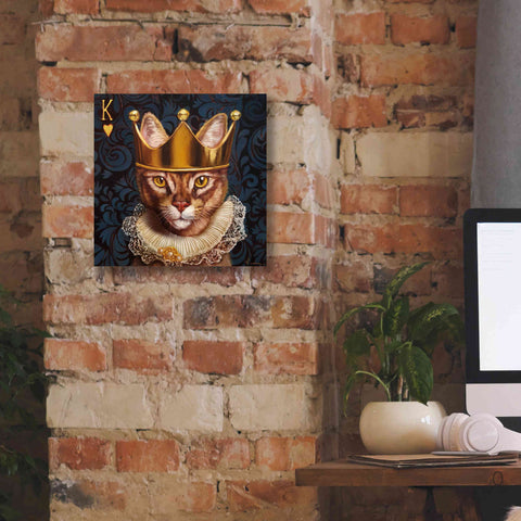 Image of 'King of Hearts' by Lucia Heffernan, Canvas Wall Art,12x12
