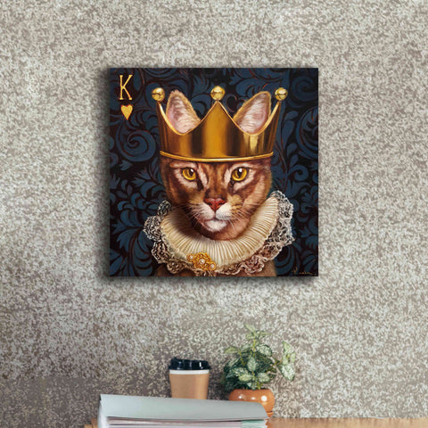 Image of 'King of Hearts' by Lucia Heffernan, Canvas Wall Art,18x18