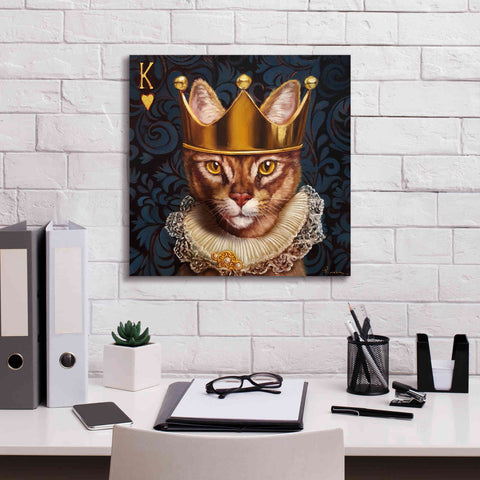 Image of 'King of Hearts' by Lucia Heffernan, Canvas Wall Art,18x18