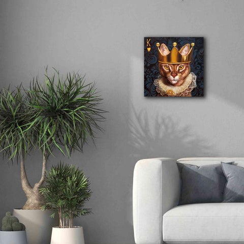 Image of 'King of Hearts' by Lucia Heffernan, Canvas Wall Art,18x18