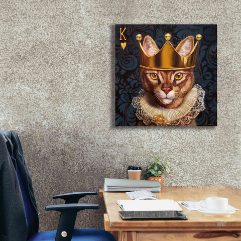 Image of 'King of Hearts' by Lucia Heffernan, Canvas Wall Art,26x26