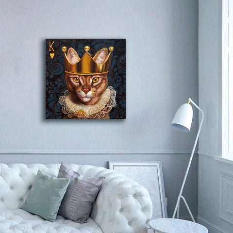 Image of 'King of Hearts' by Lucia Heffernan, Canvas Wall Art,37x37