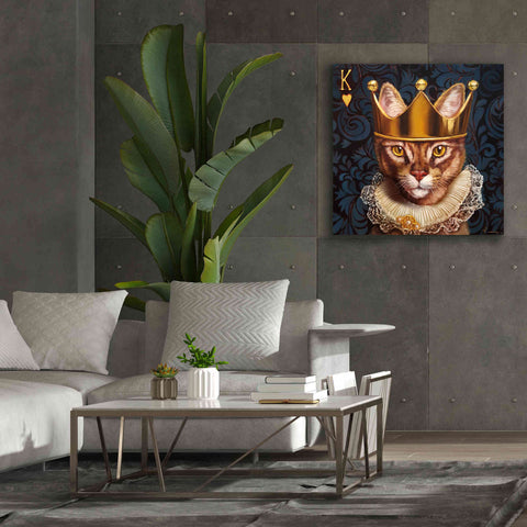 Image of 'King of Hearts' by Lucia Heffernan, Canvas Wall Art,37x37