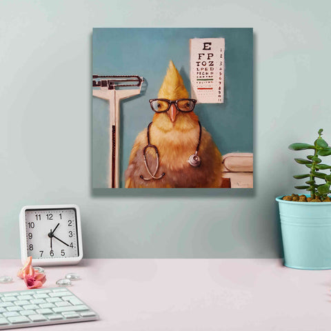 Image of 'Featherologist' by Lucia Heffernan, Canvas Wall Art,12x12