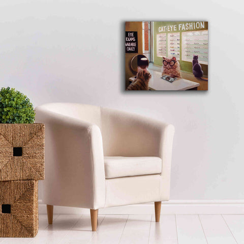 Image of 'Feline Optical' by Lucia Heffernan, Canvas Wall Art,24x20