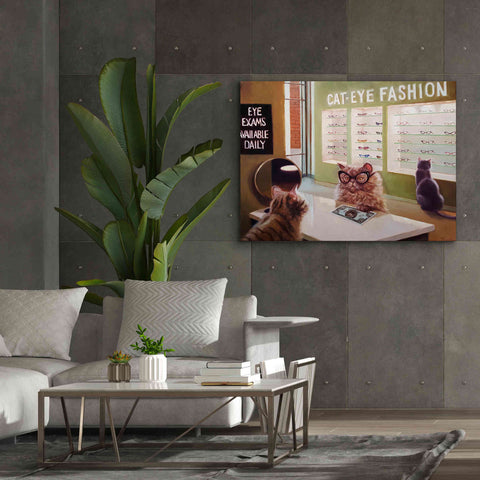 Image of 'Feline Optical' by Lucia Heffernan, Canvas Wall Art,54x40