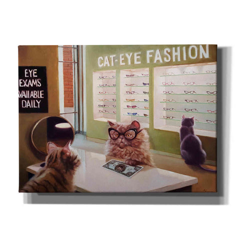 Image of 'Feline Optical' by Lucia Heffernan, Canvas Wall Art