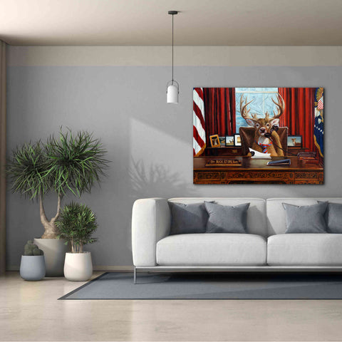 Image of 'The Buck Stops Here' by Lucia Heffernan, Canvas Wall Art,54x40