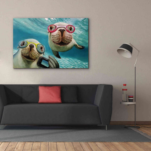 Image of 'Underwater Selfie' by Lucia Heffernan, Canvas Wall Art,60x40