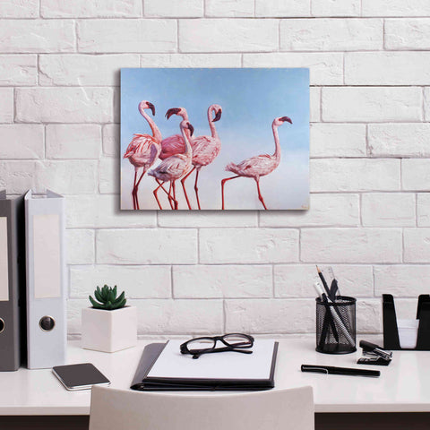 Image of 'Pink Ladies' by Lucia Heffernan, Canvas Wall Art,16x12