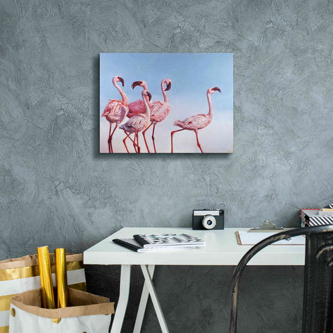Image of 'Pink Ladies' by Lucia Heffernan, Canvas Wall Art,16x12
