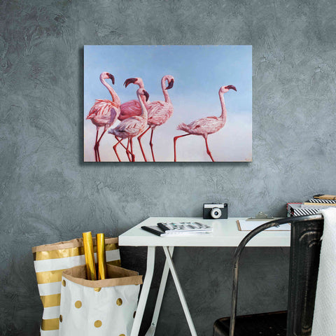 Image of 'Pink Ladies' by Lucia Heffernan, Canvas Wall Art,26x18