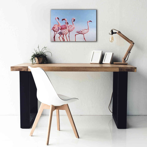 Image of 'Pink Ladies' by Lucia Heffernan, Canvas Wall Art,26x18