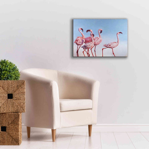 Image of 'Pink Ladies' by Lucia Heffernan, Canvas Wall Art,26x18