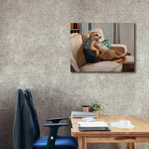 Image of 'Couch Potato' by Lucia Heffernan, Canvas Wall Art,34x26