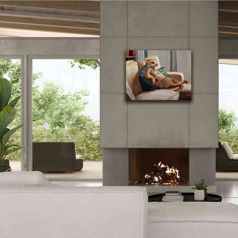 Image of 'Couch Potato' by Lucia Heffernan, Canvas Wall Art,34x26