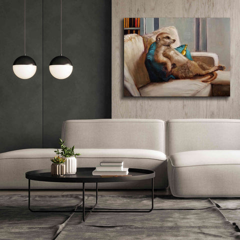 Image of 'Couch Potato' by Lucia Heffernan, Canvas Wall Art,54x40