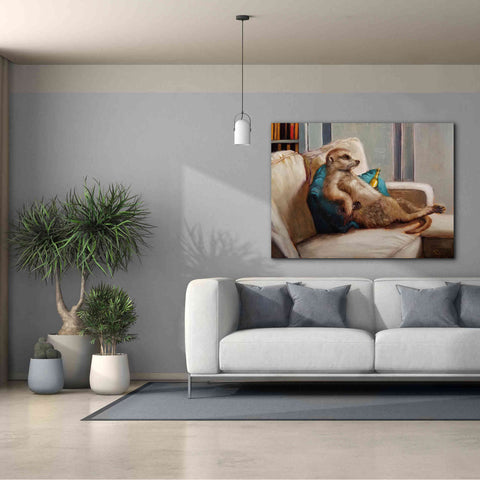 Image of 'Couch Potato' by Lucia Heffernan, Canvas Wall Art,54x40