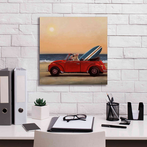 Image of 'Beach Bound' by Lucia Heffernan, Canvas Wall Art,18x18