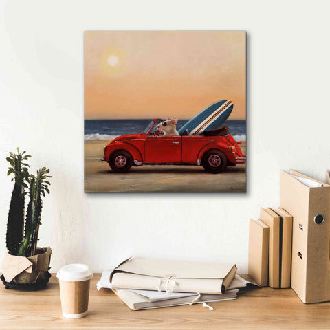 Image of 'Beach Bound' by Lucia Heffernan, Canvas Wall Art,18x18