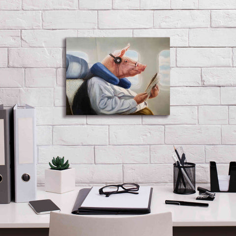 Image of 'When Pigs Fly No. 2' by Lucia Heffernan, Canvas Wall Art,16x12