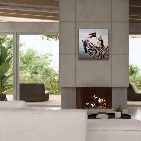 Image of 'Striped Warrior' by Lucia Heffernan, Canvas Wall Art,26x26