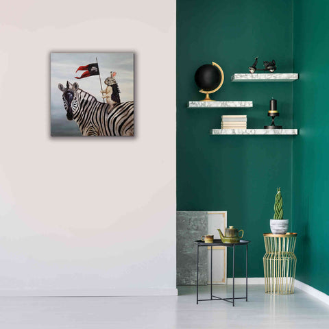 Image of 'Striped Warrior' by Lucia Heffernan, Canvas Wall Art,26x26