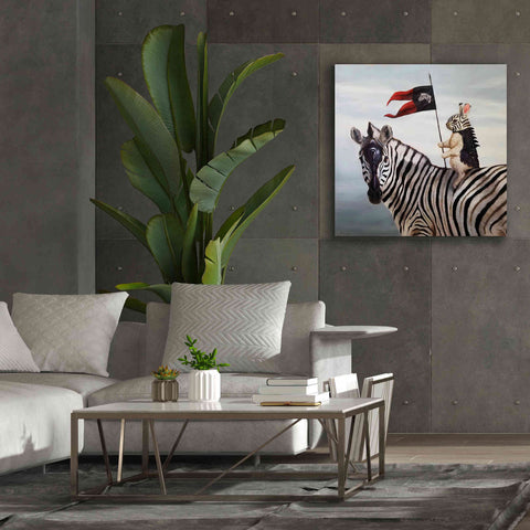 Image of 'Striped Warrior' by Lucia Heffernan, Canvas Wall Art,37x37