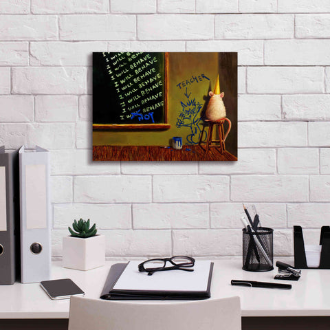 Image of 'Actions Have Consequences' by Lucia Heffernan, Canvas Wall Art,16x12