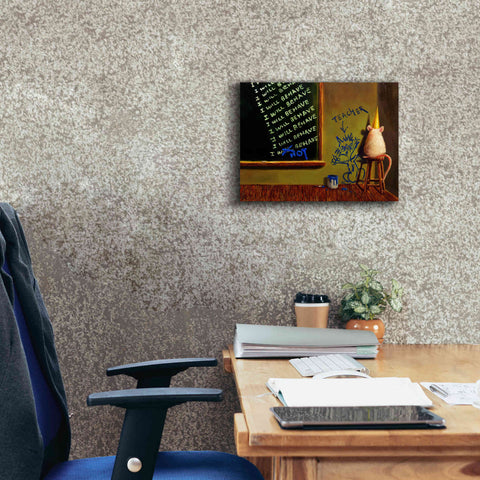 Image of 'Actions Have Consequences' by Lucia Heffernan, Canvas Wall Art,16x12