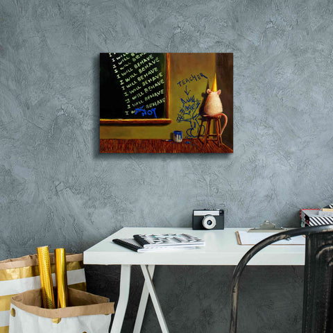 Image of 'Actions Have Consequences' by Lucia Heffernan, Canvas Wall Art,16x12