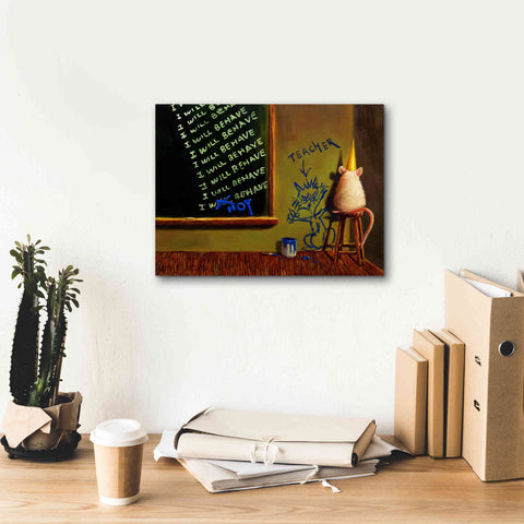 Image of 'Actions Have Consequences' by Lucia Heffernan, Canvas Wall Art,16x12