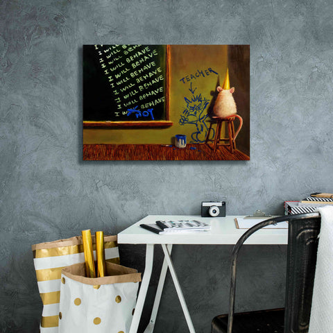 Image of 'Actions Have Consequences' by Lucia Heffernan, Canvas Wall Art,26x18