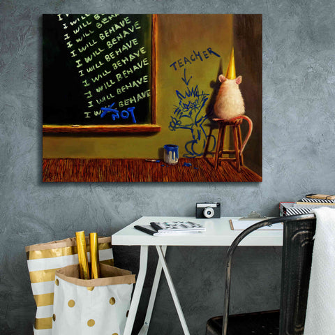 Image of 'Actions Have Consequences' by Lucia Heffernan, Canvas Wall Art,34x26