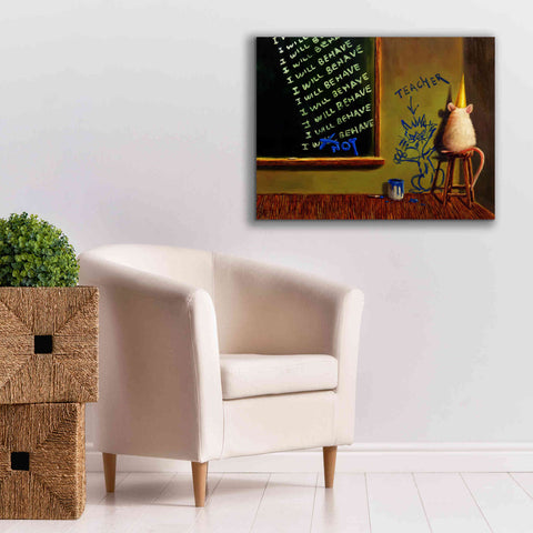 Image of 'Actions Have Consequences' by Lucia Heffernan, Canvas Wall Art,34x26