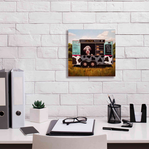 Image of 'Cowpies' by Lucia Heffernan, Canvas Wall Art,12x12