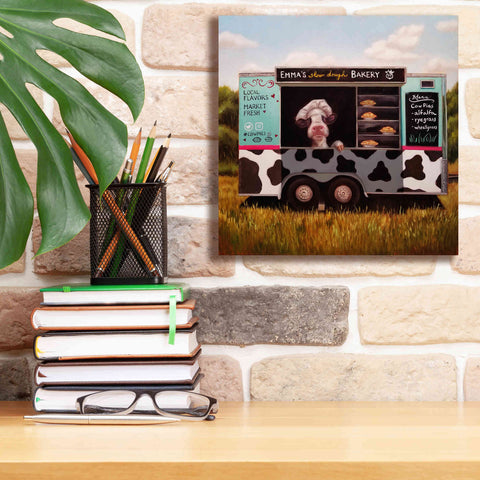 Image of 'Cowpies' by Lucia Heffernan, Canvas Wall Art,12x12