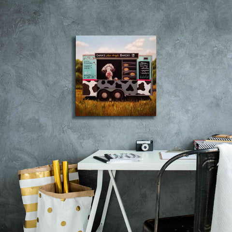 Image of 'Cowpies' by Lucia Heffernan, Canvas Wall Art,18x18