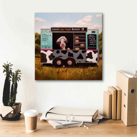 Image of 'Cowpies' by Lucia Heffernan, Canvas Wall Art,18x18