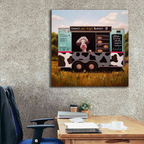 Image of 'Cowpies' by Lucia Heffernan, Canvas Wall Art,37x37