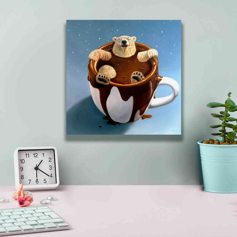 Image of 'Chocolate Spa' by Lucia Heffernan, Canvas Wall Art,12x12