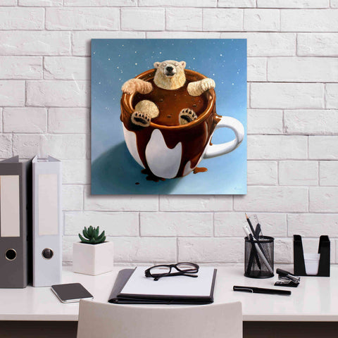 Image of 'Chocolate Spa' by Lucia Heffernan, Canvas Wall Art,18x18