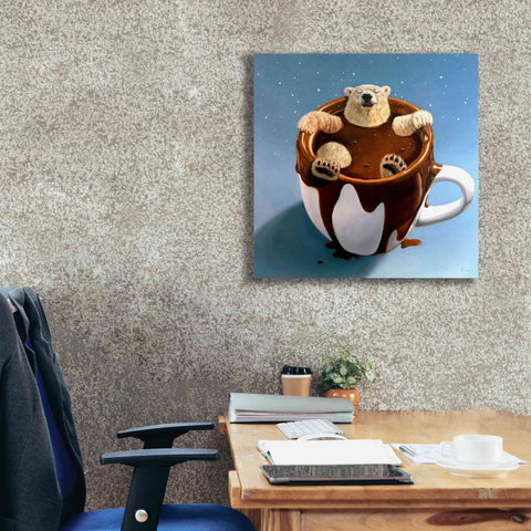 Image of 'Chocolate Spa' by Lucia Heffernan, Canvas Wall Art,26x26