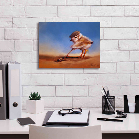 Image of 'Birdie Shot' by Lucia Heffernan, Canvas Wall Art,16x12