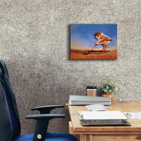 Image of 'Birdie Shot' by Lucia Heffernan, Canvas Wall Art,16x12